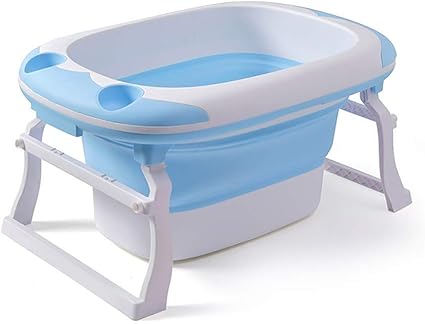 Qahcq Baignoire Bebe Baignoire Pliante Portable Receveur De Douche Pliant Pour Enfants Baignoire Bebe Pliable Confortable Baignoire 2 Couleurs 91 60 44cm Amazon Fr Cuisine Maison