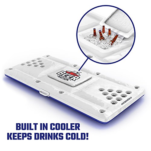Beer Nation Inflatable Beer Pong Table with Cooler Pool Beer Pong