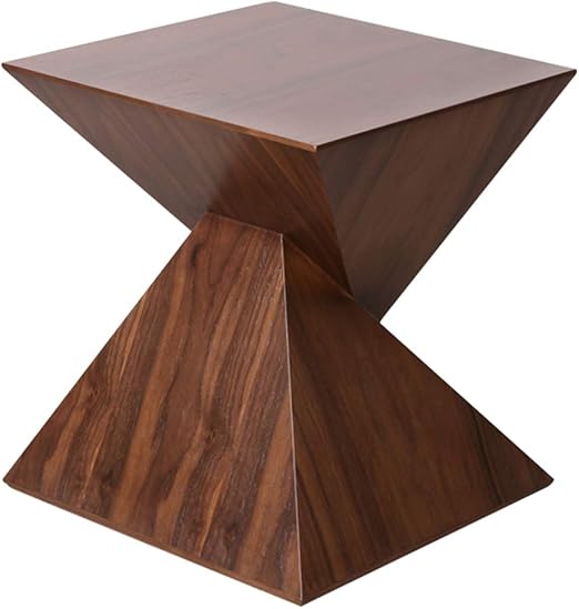 Amazon Com Table Corner Stool Living Room Small Coffee Sofa Side Movable Desk Color Brown Size 404045cm 161618inch Home Kitchen