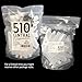 510 Central 30mL Unicorn Bottles LDPE Plastic Thin Tip (25 Pack, Black Caps)