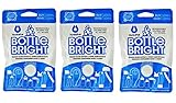 3-PACK Hydrapak Bottle Bright 12 Count Biodegradable Bottle Cleaning Tablets, Chlorine Free & All Natural, Safe Way to Clean and Odor-free Bottles