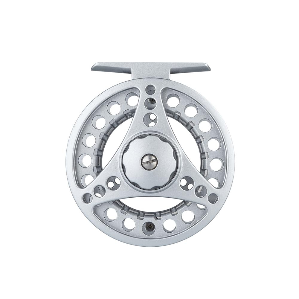 SEIWEI Fly Fishing Reel-85mm Ambidextrous Silver