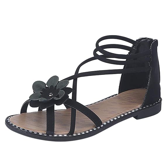 Frauen Einzelne Schuhe Sandalen Sommer Mode Floral Bohemian Style Casual