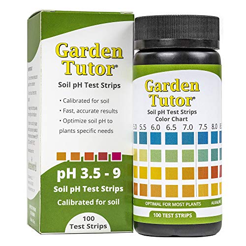 Garden Tutor Soil pH Test Strips (3.5-9 Range) 100 Tests