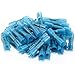 Sopoby 125pcs Heat Shrink Butt Connectors, Electrical Insulated Wire Connectors, Waterproof Marine Automotive Crimp Terminals Kit, 16-14GA Copper, Blue