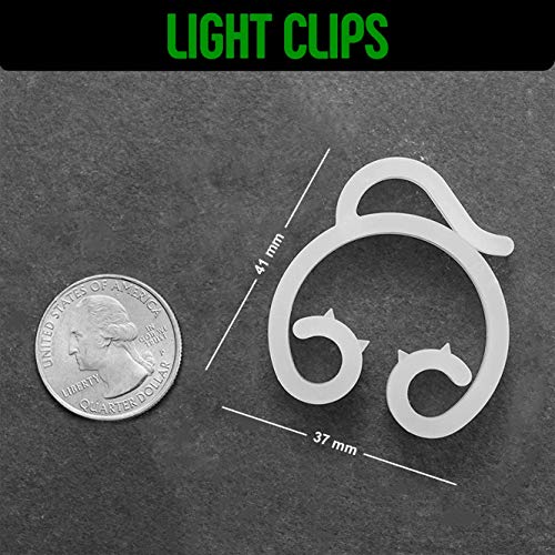 Holiday Christmas Light Clips Set of [25] Deck Clip light Hooks