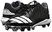 adidas Unisex-Kid's Icon MD Baseball Shoe, Black/White/Onix, 11K M US Little Kid