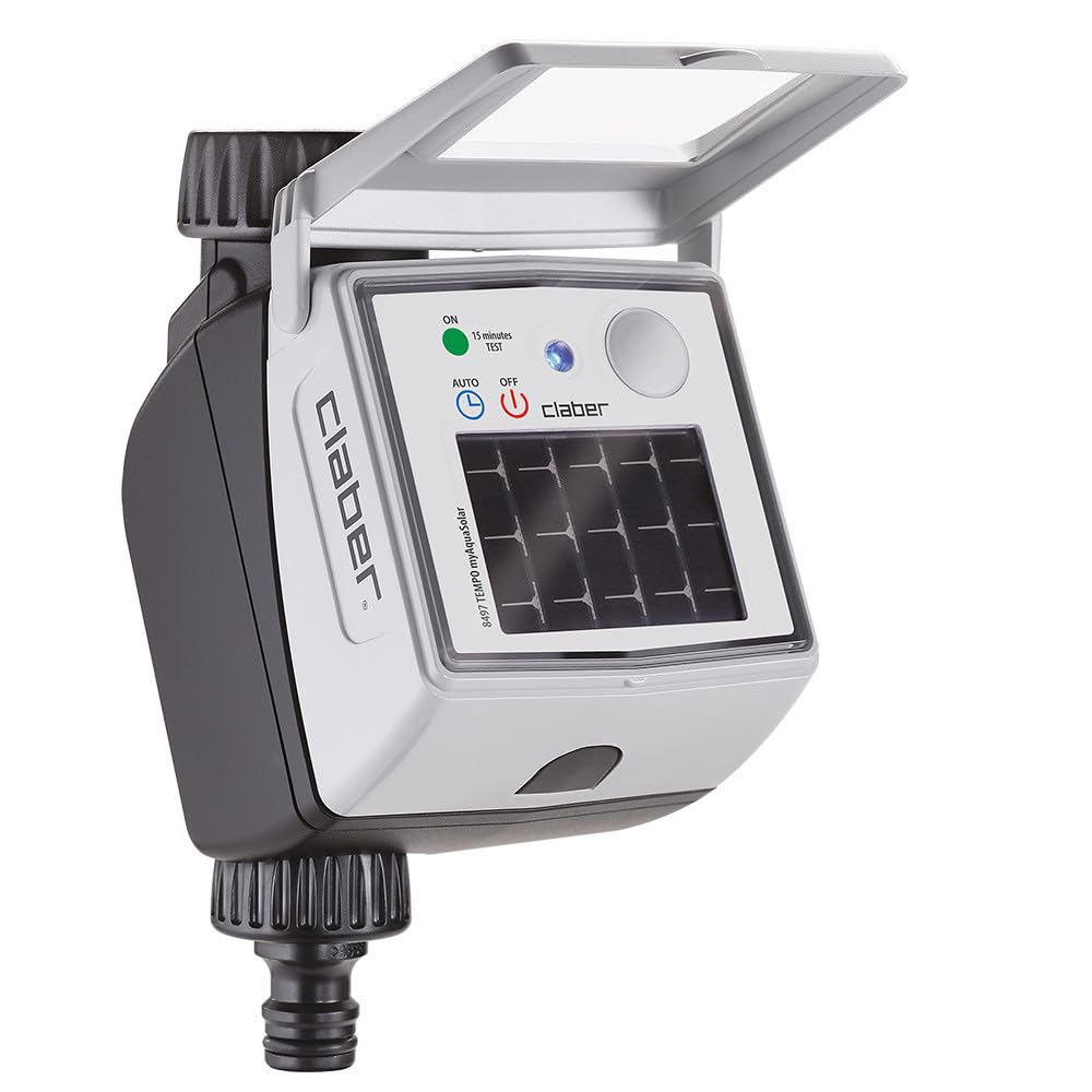 Tempo myAquaSolar Claber One Way Tap Programmer with Photovoltaic Panel