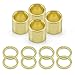 Genuine Metal Skateboard and Longboard Professional 4 Spacers & 8 Speed Washers And Bearing Spacers Speed Kit By Supafly Skate Company