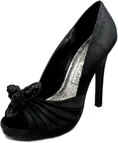 black evening shoes uk