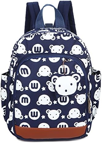 Backpack Kids Infant Knapsack Toddle Children Kindergarten Boys Girls School Bag (K Dark blue)