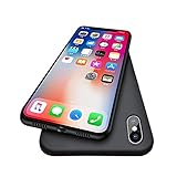 Pomufa iPhone Xs Max Case, Ultra Slim Premium Flexible TPU Back Plate Full Protective Anti-Scratch Case Compatible with iPhone Xs Max Case (2018 Release) (Black)