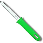CANARY Cardboard Cutter Dan Chan, Safety Box Cutter Box Opener Tool, Safe Serrated Japanese Stainless Steel Blade, Green, Mad