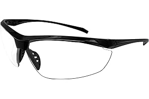 Global Vision Lieutenant Wraparound Motorcycle Riding Safety Sunglasses ANSI Z87.1 & MIL-PRF-32432 Standards Black Frame