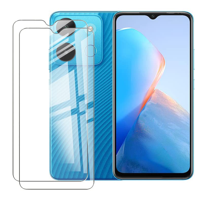 BUNAL for Infinix Smart 7 (6.60") Tempered Glass (2 Pack), Screen Protector, Scratch Resistant Screen Protector, Tempered Glass Protector, Glass Protector, Screen Film, Tempered Film