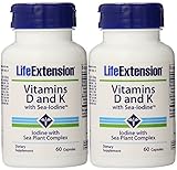 Vitamins D and K with Sea-iodinetm 60 Capsules (2 Pack)