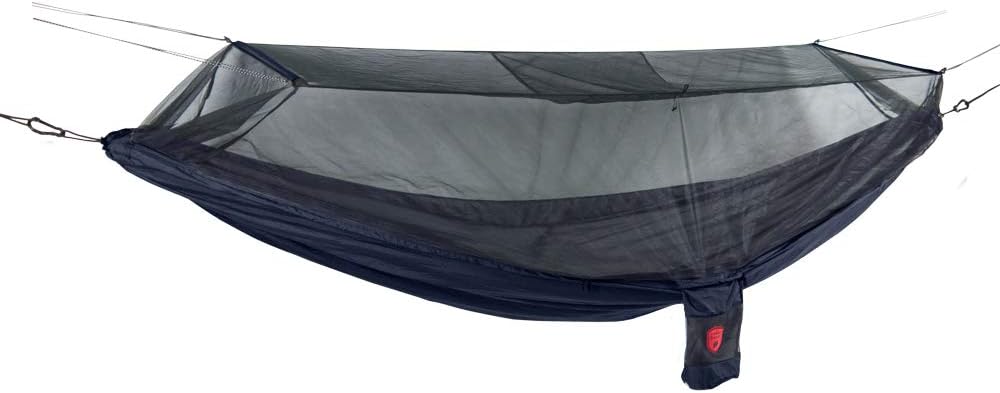 GRAND TRUNKSkeeter Beeter XT Hammock - Portable Hammock with Bug Net, Carabiners and Hanging Kit - Perfect for Outdoor Adventures, Backpacking, and Camping Trips (Navy & Forest Green)