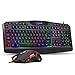 Redragon S101 Wired Gaming Keyboard and Mouse Combo, RGB Backlit Gaming Keyboard with Multimedia Keys, Wrist Rest, PLUS RED LED Gaming Mouse with 3200 DPI for Windows PC Gamers - (Black) primary