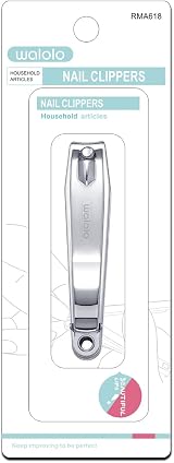 Walolo 1Pc Heavy Duty Nail Clipper Stainless Steel Toe Finger Nail Cutter view 2
