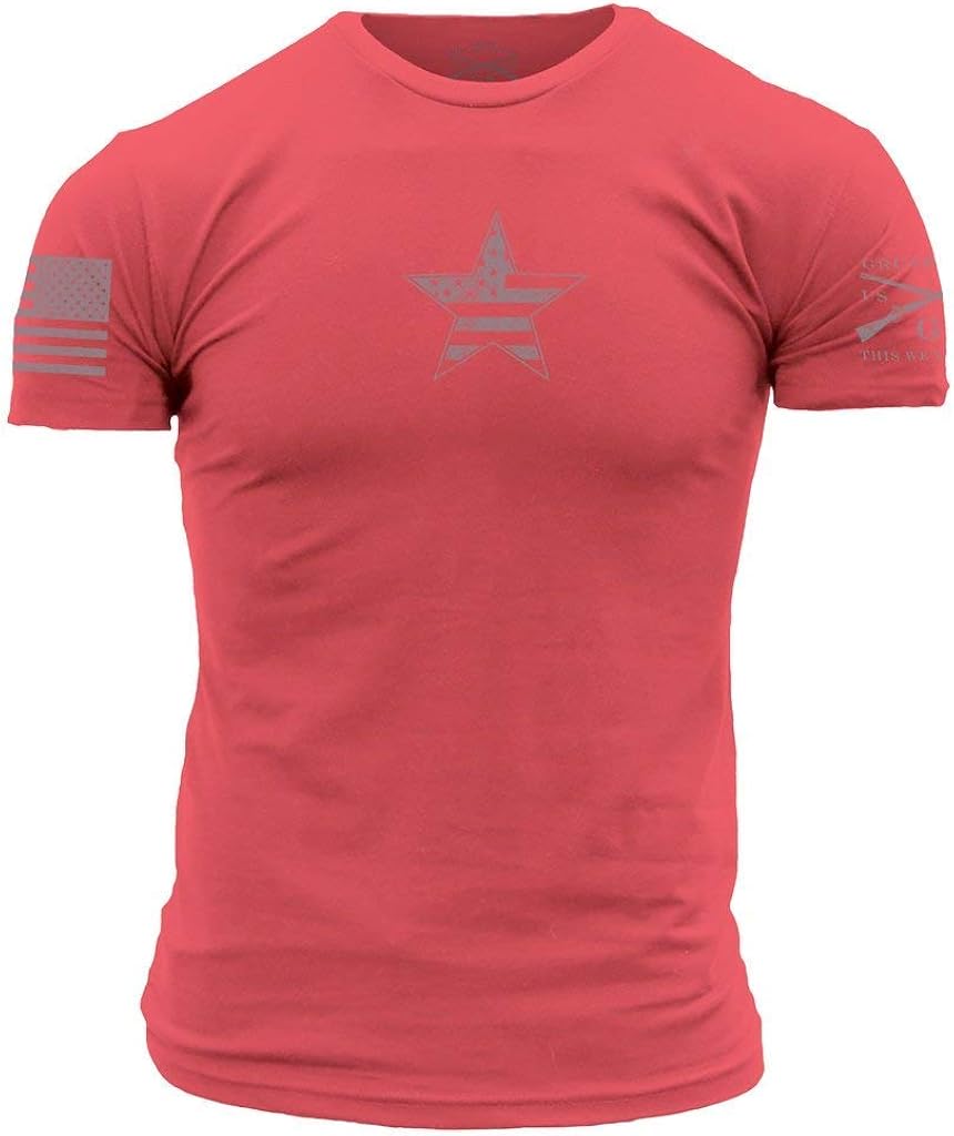Grunt Style Basic American Star - Men's T-Shirt: Clothing