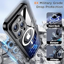 Temdan Magnetic for iPhone 15 Pro Case