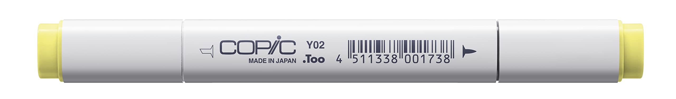 Copic Classic Coloured Marker Pen - (Y-02) Canary Yellow, For Art & Crafts, Colouring, Graphics, Highlighter, Design, Anime, Professional & Beginners, Art Supplies & Colouring Books