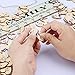 ElekFX for Mom Larger Wooden Family Birthday Reminder Calendar Board Birthday/Important Dates Tracker Home Decorative Plaque Wall Hanging(Together L)