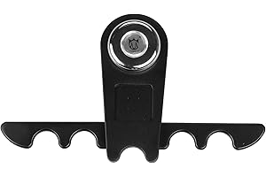 CROWN ME Portable Weighted Pool Cue Holder, Billiard Chalk Holder, Black Rest Stick