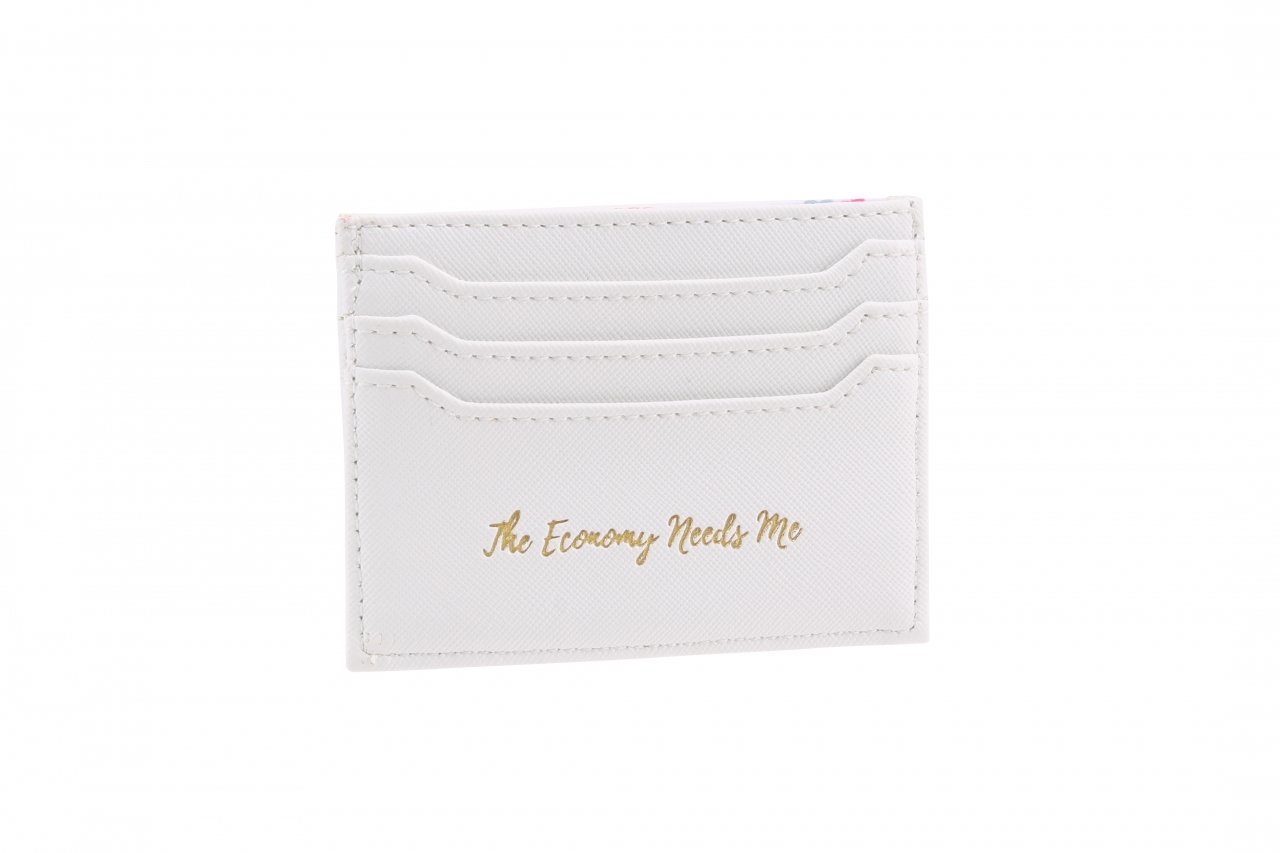 CGB Giftware | Willow & Rose The Economy Needs Me White Card Holder