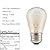 Incandescent and led s14 ST64 string lights