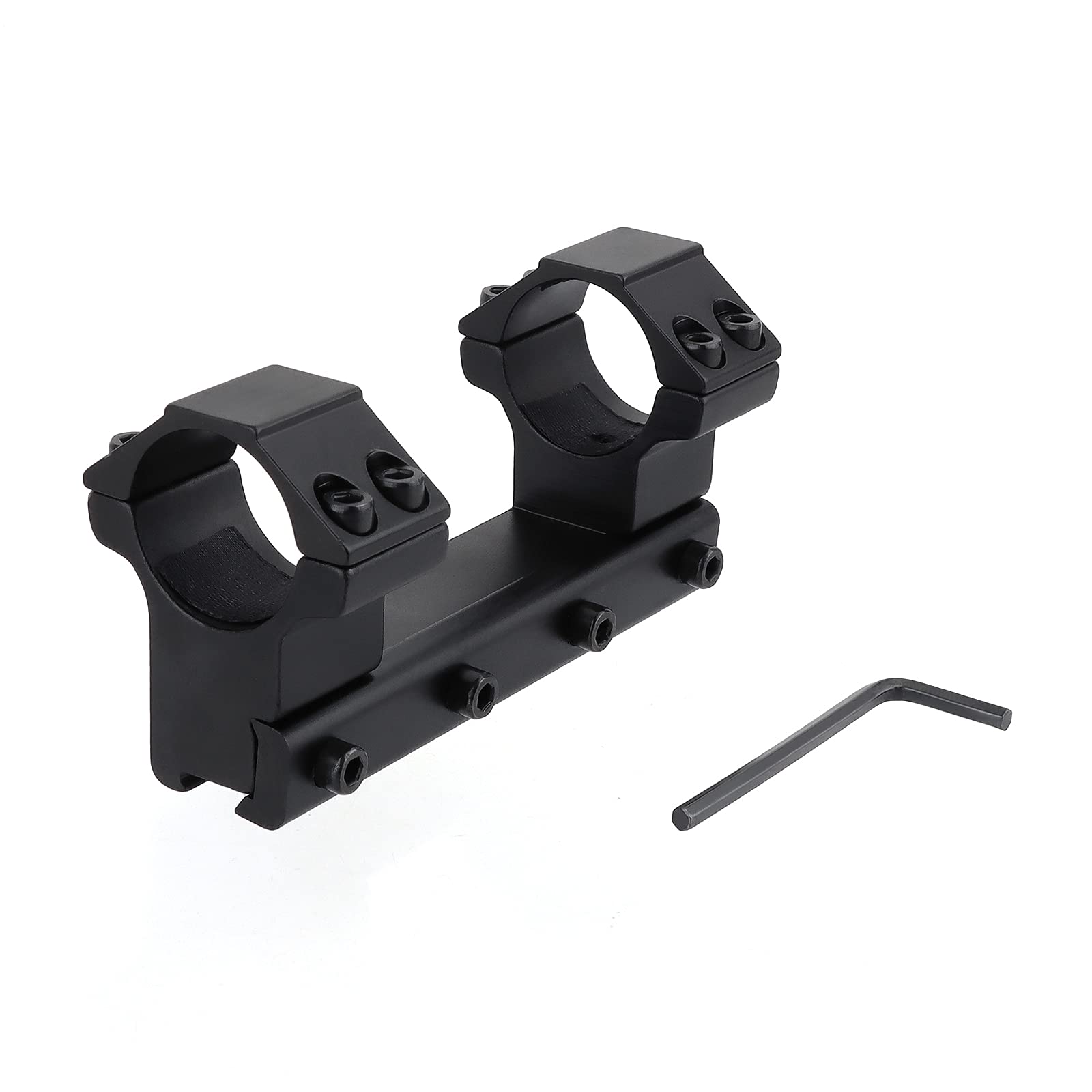 FOCUHUNTER Aluminum Tactical High Profile 25.4mm Scope Rings 11mm Weaver/Picatinny Mount Rings for Dovetail Rail Rifle Scope