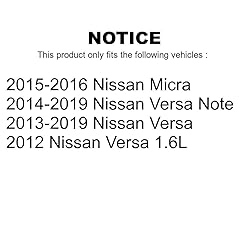 Rear Wheel Bearing Pair for Nissan Versa Note Micra