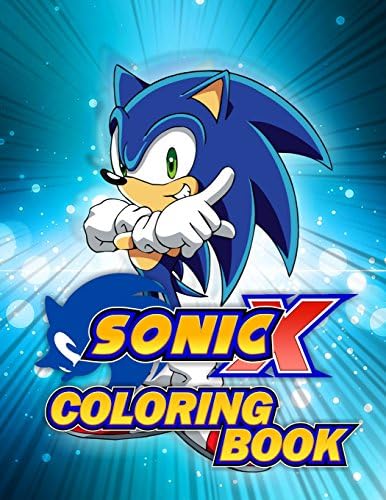 Sonic Coloring Book: Great Activity Book for Kids Paperback – Large Print, April 24, 2018