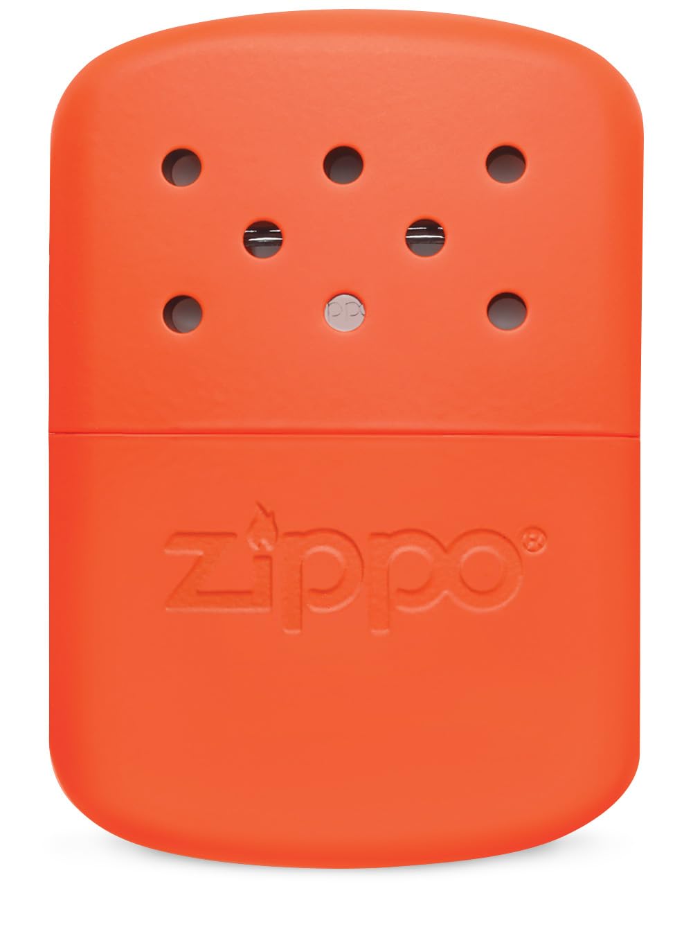 Zippo - Hand Warmer, 12 Hours Heat, Refillable with Lighter Fuel, Reusable, Pocket Warmer in Orange