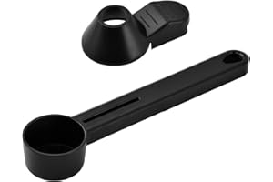 Coffee Scoop & Funnel for Reusable K Cup Refillable Tea Pods, Measuring Spoon 2 Tablespoon Capacity for Ground Coffee, Protei