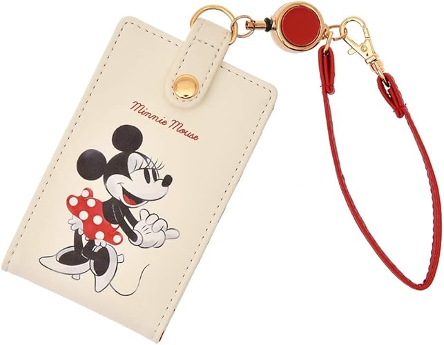 Amazon ディズニーストア Idカード 定期入れ パスケース りんご柄 Ringo Lifestyle りんご ミニー Disney ディズニー Idカードホルダー