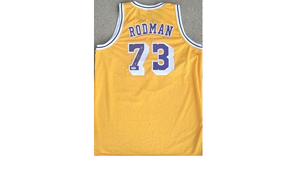 dennis rodman lakers jersey