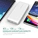 Portable Charger 32000 RAVPower 32000mAh Power Bank Power Pack 6A Output, External USB Battery Pack for iPhone X, iPhone 8, Galaxy and More (3-Port, 2.4A Input, Triple iSmart 2.0 USB) - White
