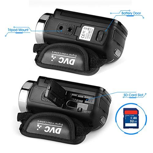 5 FLOUREON+Camcorder+Digital+Rotation+Recording