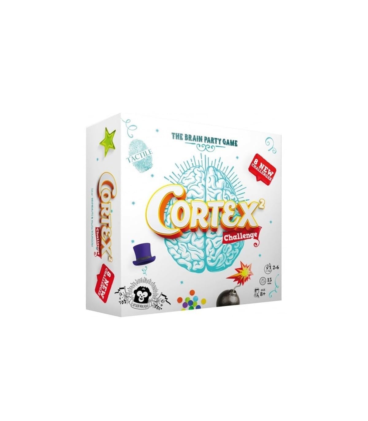 Zygomatic | Cortex Challenge: 2nd Edition | Card Game | Ages 8+ | 2-6 Players - Spanish Version