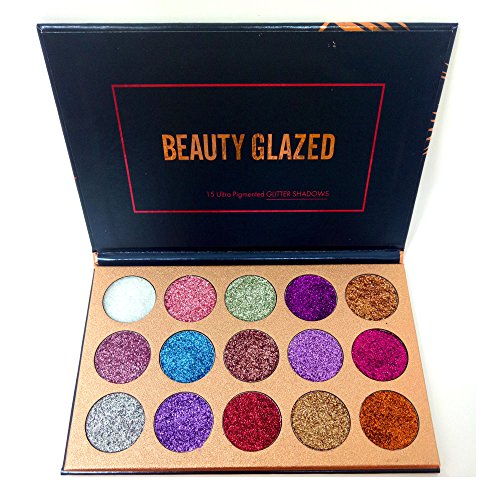 Beauty Glazed Eyeshadow Palette Ultra Pigmented Mineral Pressed Glitter Make Up Eye Shadow Powder Fl