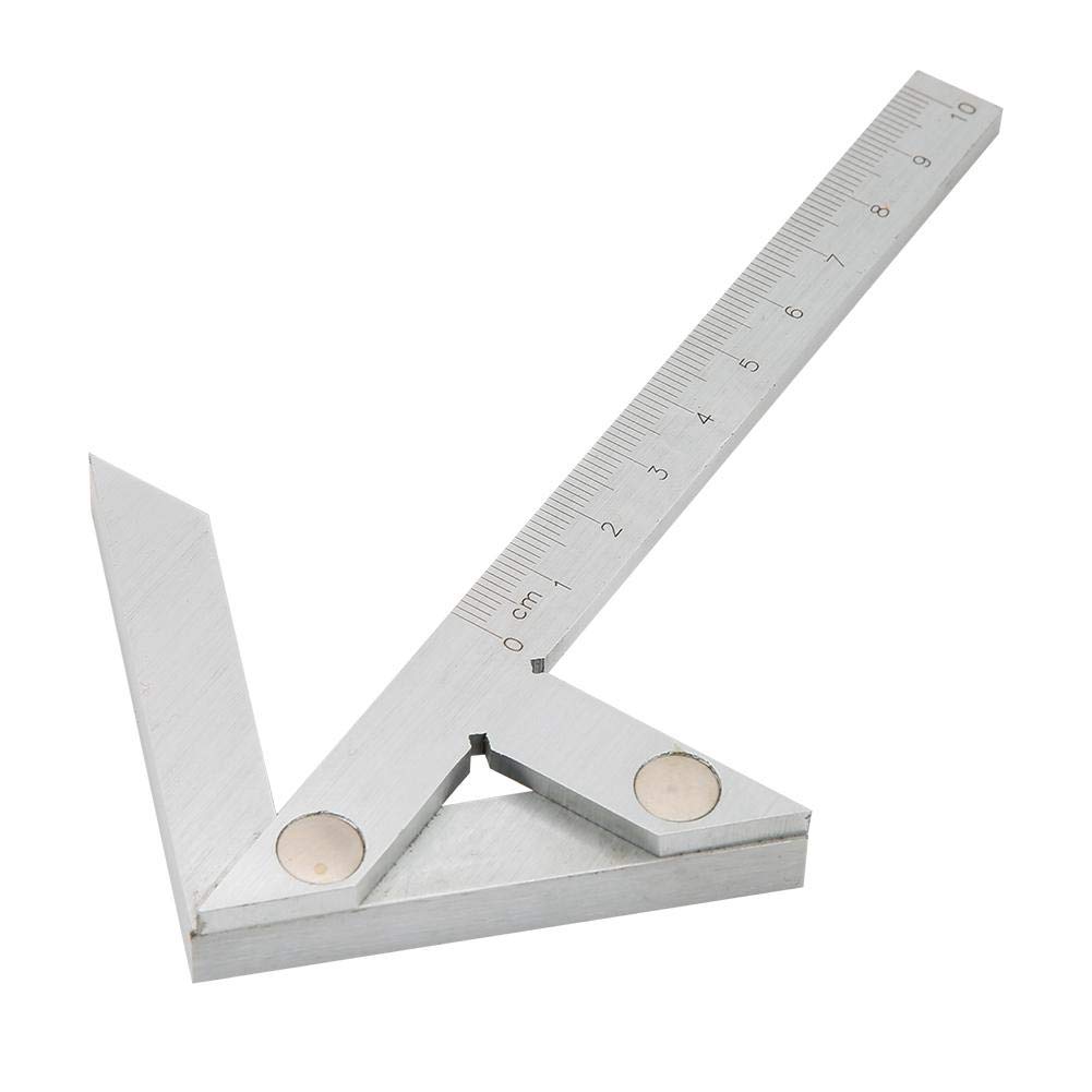 AL1148 Centering Square Gauge Carbon steel Center Gauge Ruler Angle Measurement Center Finder 3.9 * 2.8in