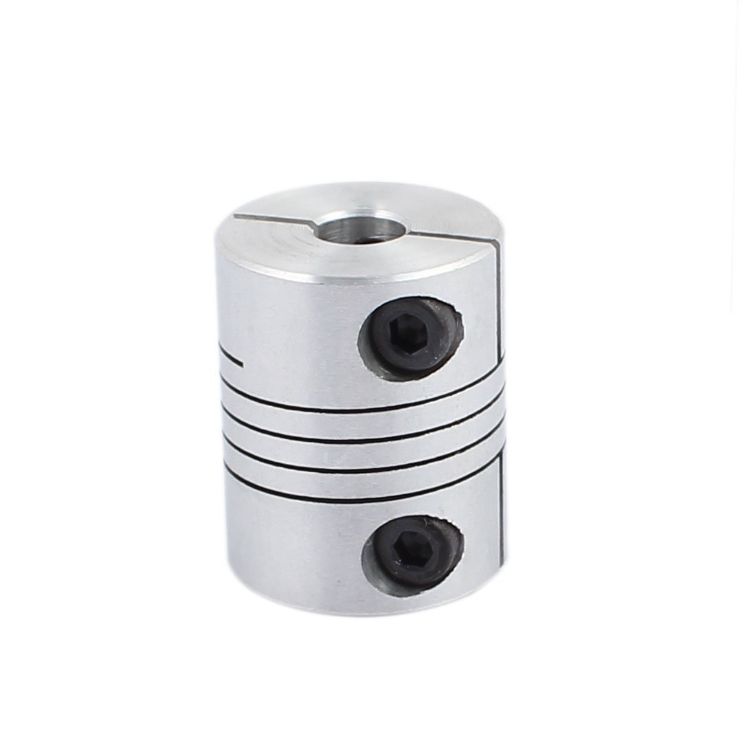 sourcing map 6.35mm to 8mm Shaft Coupling 25mm Length 20mm Diameter Stepper Motor Coupler Aluminum Alloy Joint Connector for 3D Printer CNC Machine DIY Encoder