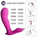 Wearable Vibrator Clitoris and G-Spot Stimulator Remote Control Vibrate Masturbation Dildo Toys for Adult,Invisible Wearable Vibrating Wand USB Rechargeable Silicone Clitoris Vagina Massager for Womenthumb 1