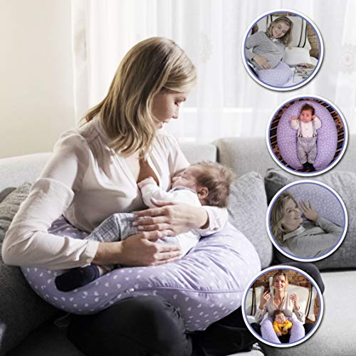 Comfyt Pregnancy Pillows, Full Body Maternity Pillow, Adjustable Loft