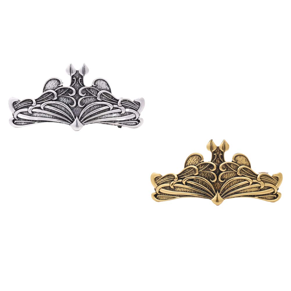 Lurrose 2pcs Ancient Customs Hair Grip Women Fashion Hair Pins Rhinestones Retro Barrettes for Parties and Celebrations