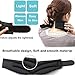 mwellewm V Neck Support Brace - Cervical Collar - Soft Neck Support Relieves Pain - Wraps Aligns Stabilizes Vertebrae - Can Be Used During Sleep-Airplane Travel Nap (L)