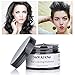 MOFAJANG Black Hair Dye, Hair Color Wax, Temporary Hairstyle Wax for Men and Women
