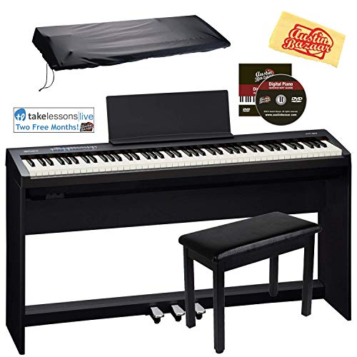 Buy Roland FP30 Digital Piano Black Bundle with Roland KSC70 Stand, KPD70 Pedal Board
