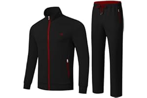 yuyangdpb Men's Tracksuits 2 Piece Full Zip Sports Sweatsuit Casual Jogging Suits